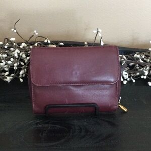 Rolfs Vintage Deep Burgundy Leather Wallet